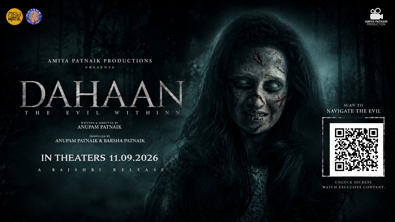 DAHAAN. Scan the QR. In theatres 11.09.2026.