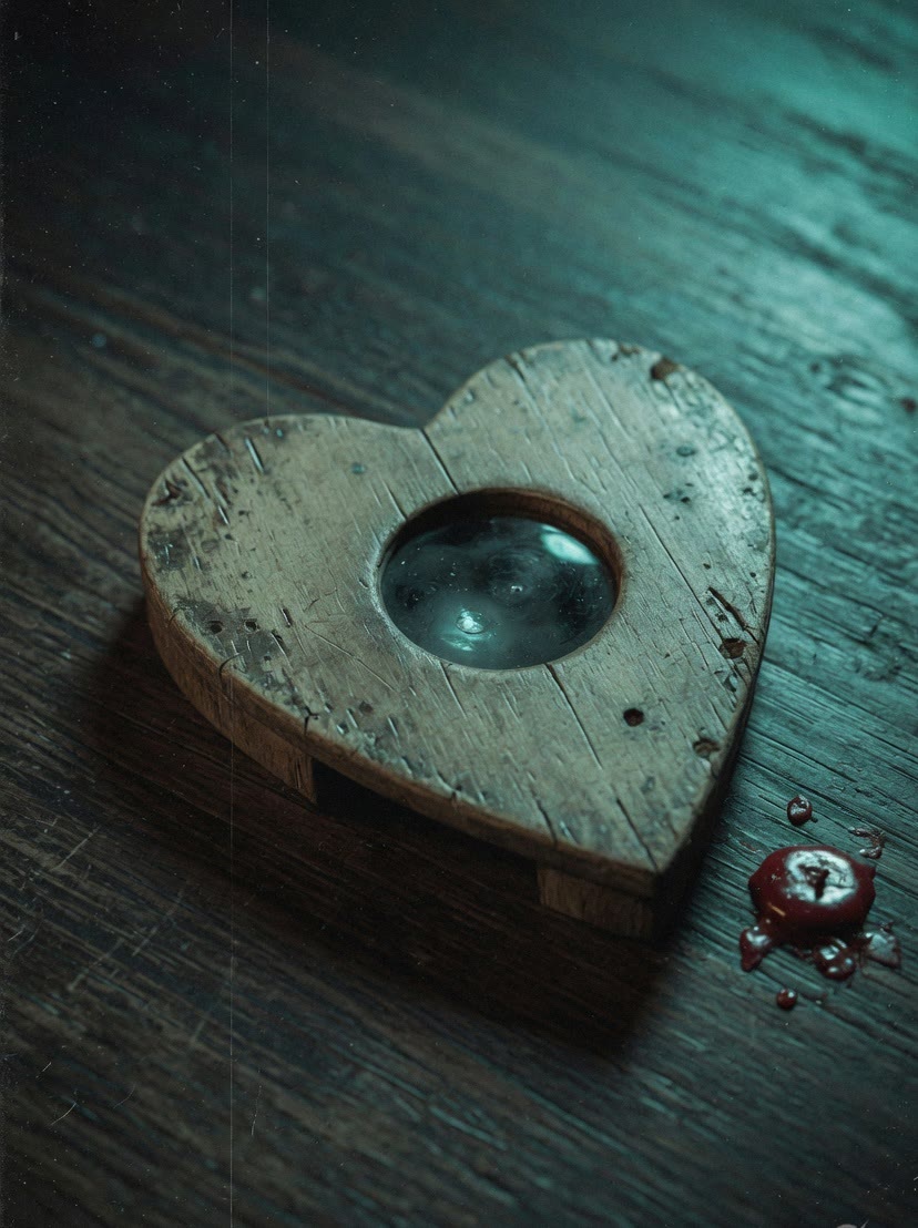 A wooden planchette, one tool among many.
